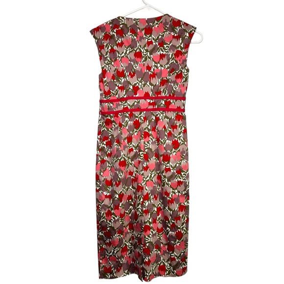 Boden Pink Tulip Print Valentine Shift Dress Size 4 - Picture 2 of 7